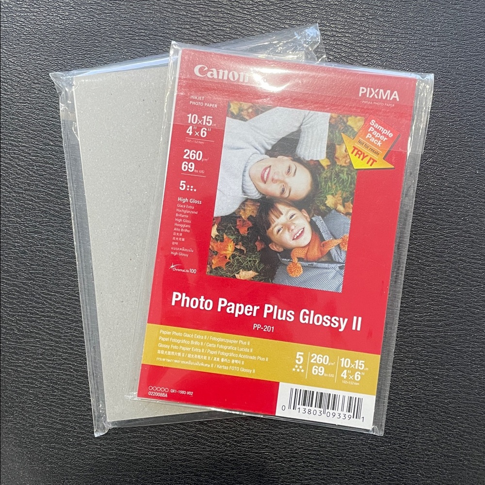 Best Title: Canon Photo Paper Plus Glossy II 4x6 54ct NWT
